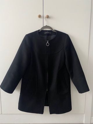 Abrigo Zara cuello pelo