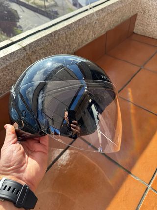 Casco Moto Honda Negro