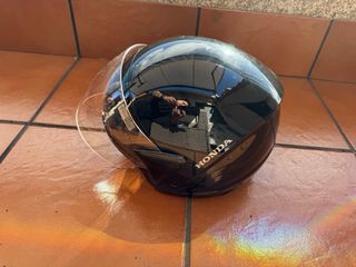 Casco Moto Honda Negro
