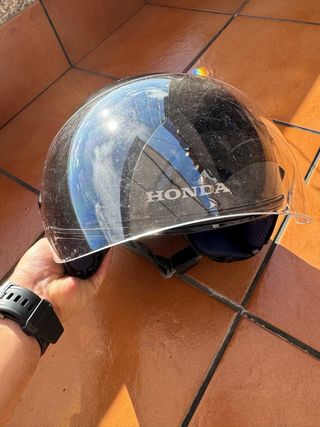 Casco Moto Honda Negro