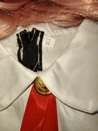 Costume carnevale bambina Anya Spy x Family + Wig