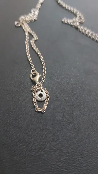 Collana Pandora Cerchi Pavé Argento