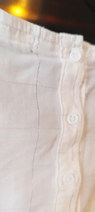 Blusa blanca niña bordada