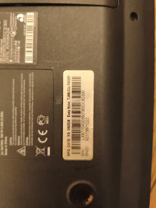 Portátil Packard bell Marrón/Plateado/blanco