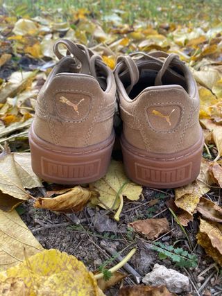 Zapatillas Puma Ante Tostado camel Dorado