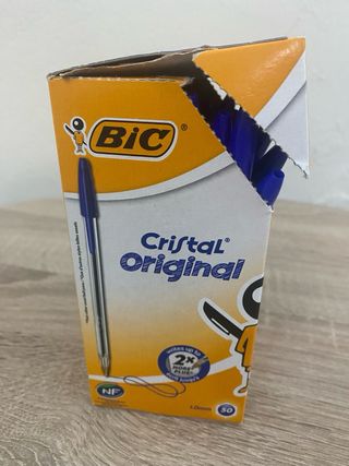 4 Bolígrafos BIC Cristal Originales
