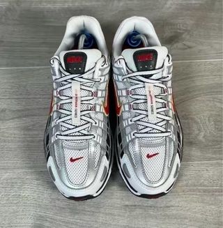 Zapatillas Nike P6000 Plata y Rojo