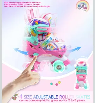 Patines de unicornio