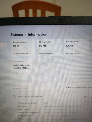 Ordenador HP Windows 11 Home