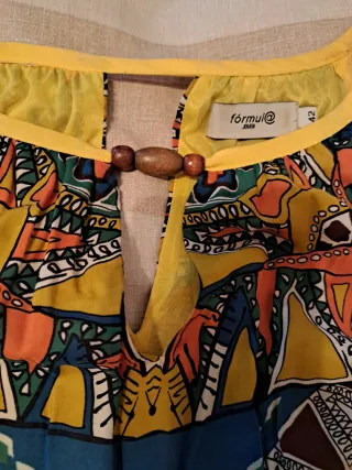 Vestido estampado Corte Inglés Talla 42