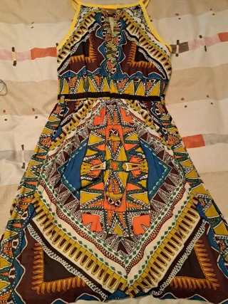 Vestido estampado Corte Inglés Talla 42