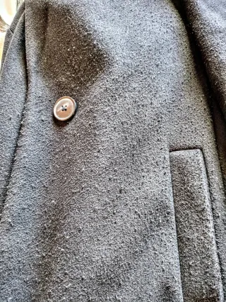 Chaquetón Negro Mujer