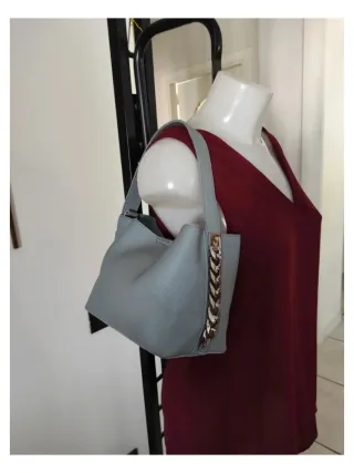 Borsetta Artigianale Neoprene Azzurro