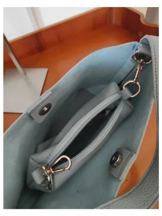 Borsetta Artigianale Neoprene Azzurro