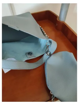 Borsetta Artigianale Neoprene Azzurro