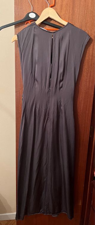 Vestido Zara Gris Talla XS/34/6