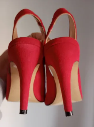 Conjunto Zapatos y bolso Rojo