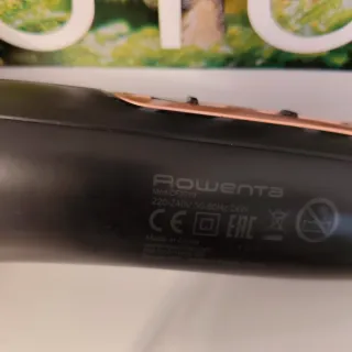 Rowenta Rizador de Pelo Negro y Dorado