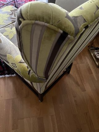 Sillón oreja floral