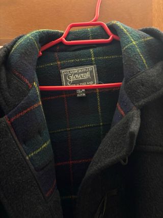 Abrigo Gloverall clásico lana cuadros