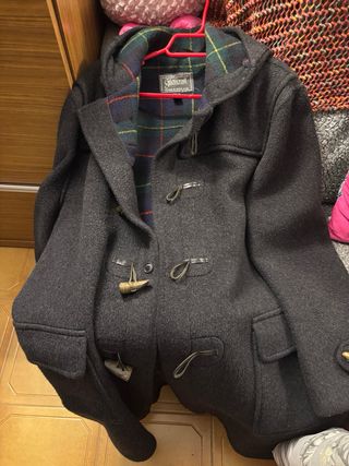 Abrigo Gloverall clásico lana cuadros