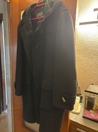 Abrigo Gloverall clásico lana cuadros