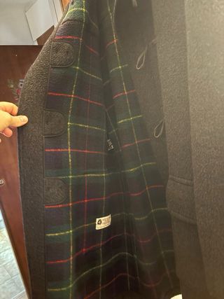 Abrigo Gloverall clásico lana cuadros