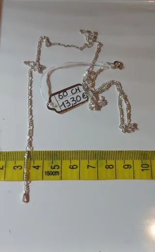 Cadena de Plata de Ley de 60cm
