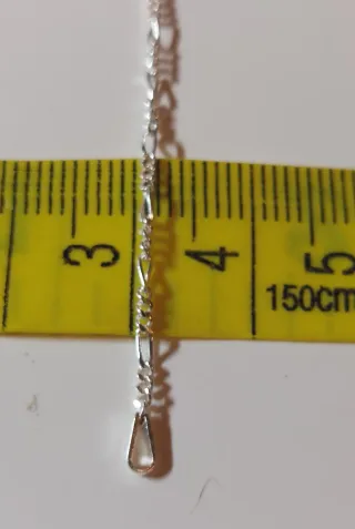 Cadena de Plata de Ley de 60cm