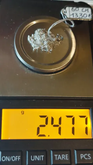 Cadena de Plata de Ley de 60cm