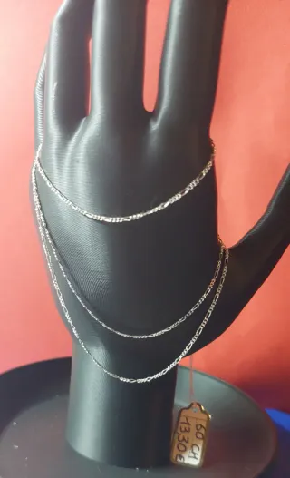 Cadena de Plata de Ley de 60cm