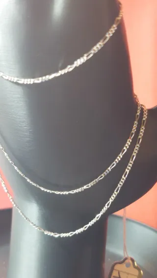 Cadena de Plata de Ley de 60cm