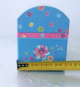 Joyero infantil con espejo y compartimentos