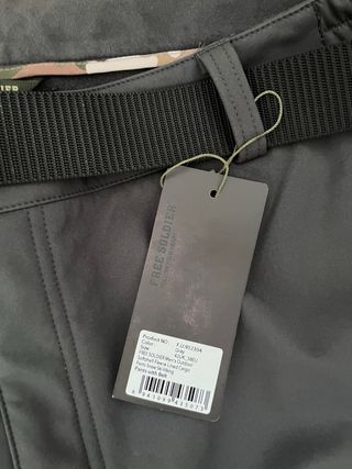 Pantaloncini da escursionismo invernali grigi