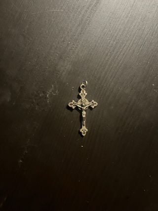 Colgante Cruz de Jesús Plata