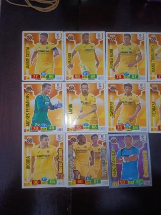 Lote cromos Adrenalyn 2018-19 Villarreal CF