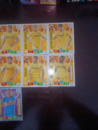 Lote cromos Adrenalyn 2018-19 Villarreal CF