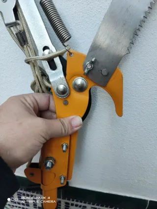 Serrucho telescópico con tijera