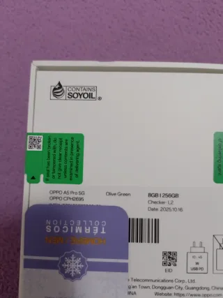 Teléfono móvil precintado