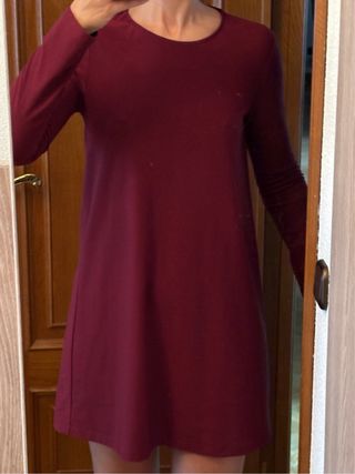 Vestido Mango Manga Larga Talla S