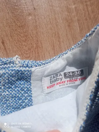 Vestido Zara Baby 24-36 meses