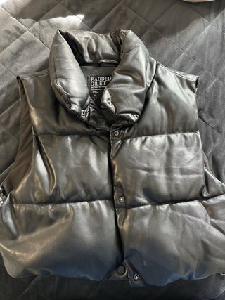 Chaleco Acolchado Padded Gilet Negro