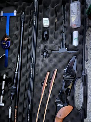 Arco recurvo olímpico con accesorios