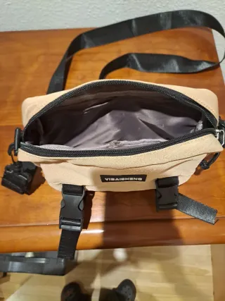 Bolso cruzado beige mujer sin estrenar