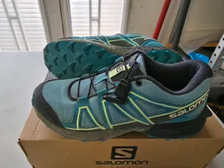Zapatillas Salomon Speedcross J Azul/Teal Talla 35