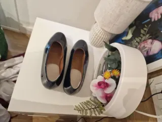 Zapatos planos azul marino talla 38