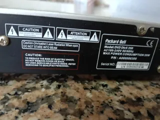 Reproductor DVD Packard Bell