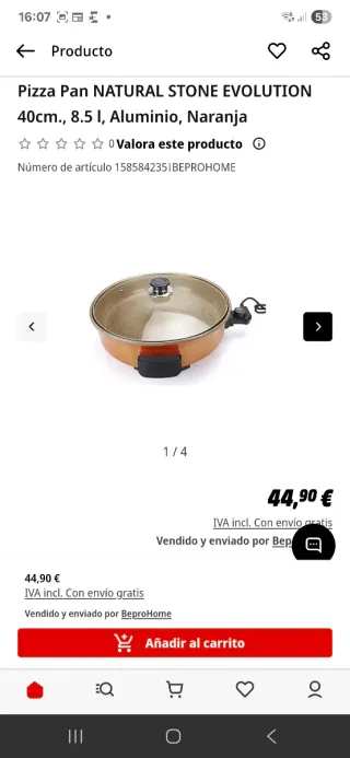 Parrilla Eléctrica Stone Grill