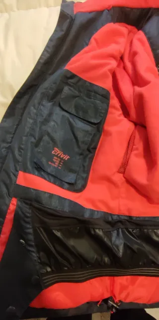 Chubasquero Polar Deportivo Senderismo Azul