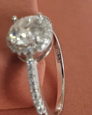 Anillo MOISSANITA 1 QUILATE